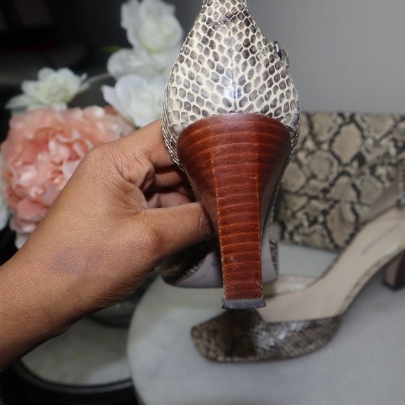 Enzo Angiolini Snakeskin Shoes - Picture 9 of 12